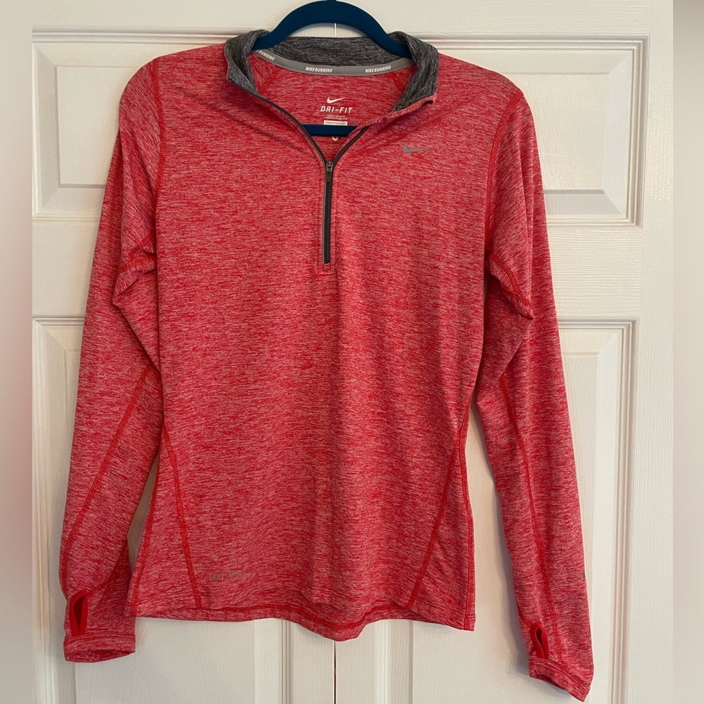 Nike Red Dri-FIT Running Top size S